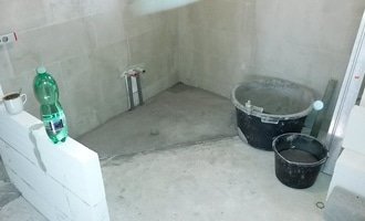 Výstavba nové koupelny v RD