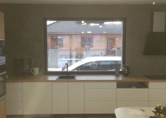 Betonová stěrka koupelna + kuchyň