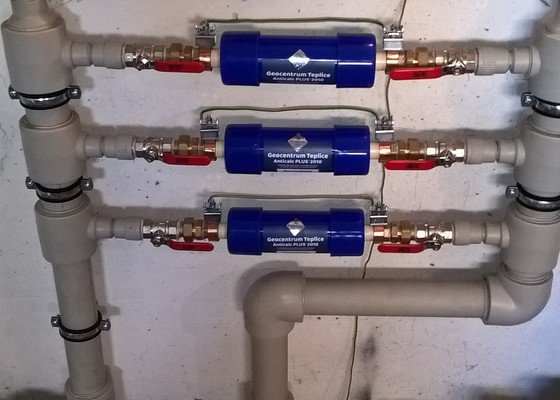 Instalace úpravny vody Anticalc od firmy Geo centrum s.r.o., Teplice