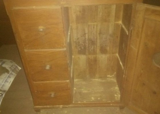 Renovace starého nábytku -  špajzky