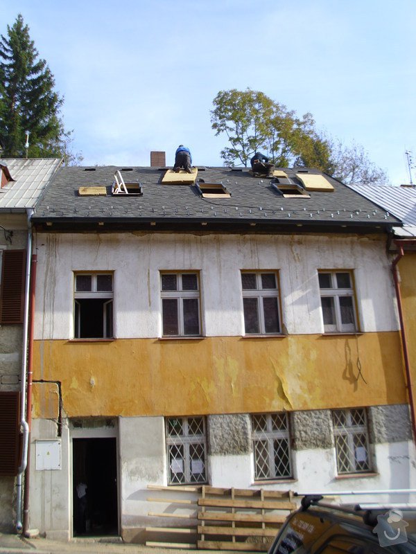 Pokládka střechy ze šindele, bitumenu: IMG_1635