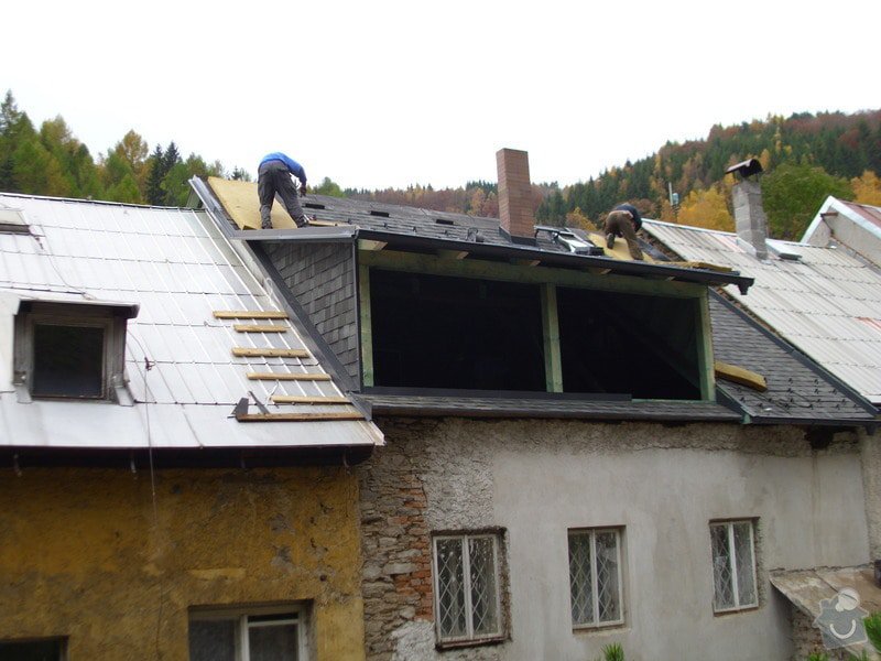 Pokládka střechy ze šindele, bitumenu: IMG_1650