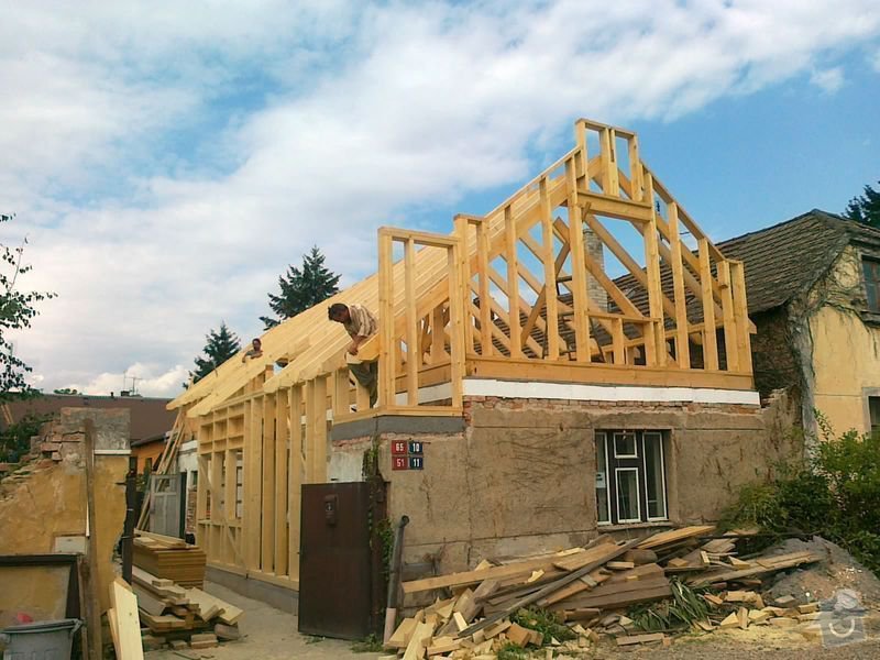Rekonstrukce rodinného domu formou nízkoenergetické dřevostavby.: 09082012558