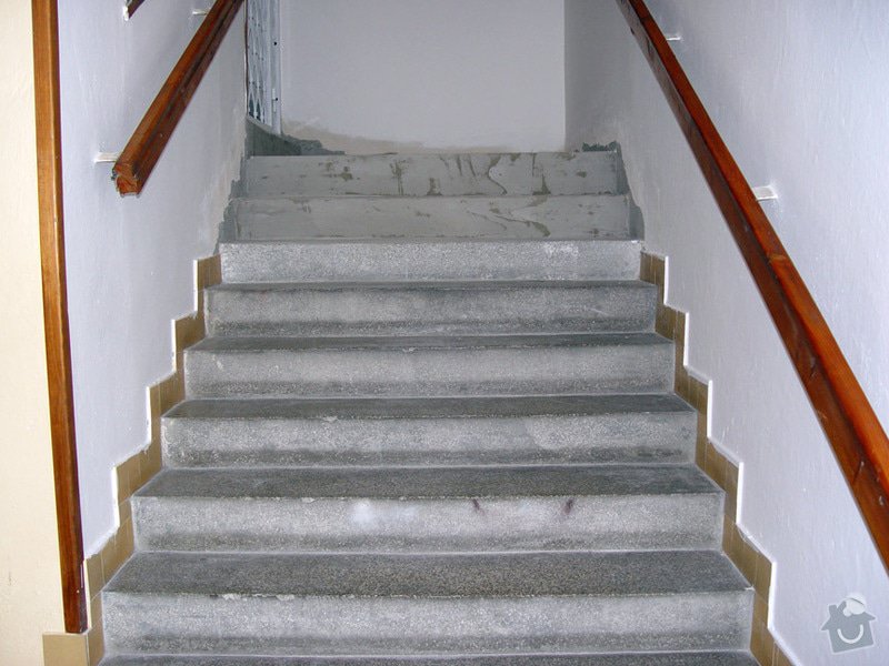 Oprava schodiste teraco: schody1