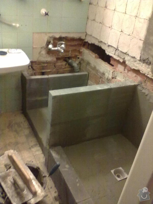 Rekonstrukce koupelny: 2