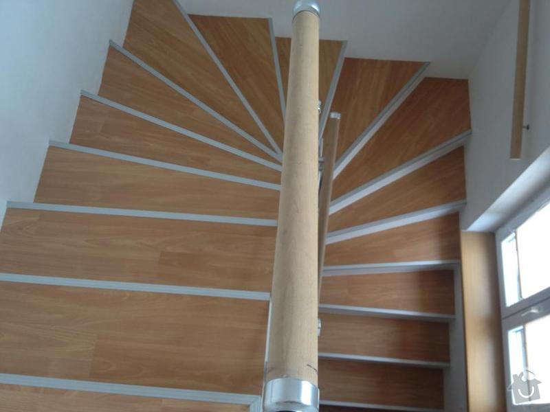 Obklad schodů z monolitu vinylem,hliníkové hrany: 427337_544320125598475_129057648_n