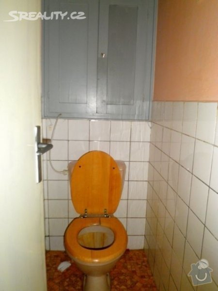 Příprava bytu na rekonstrukci, posunutí příček: wc