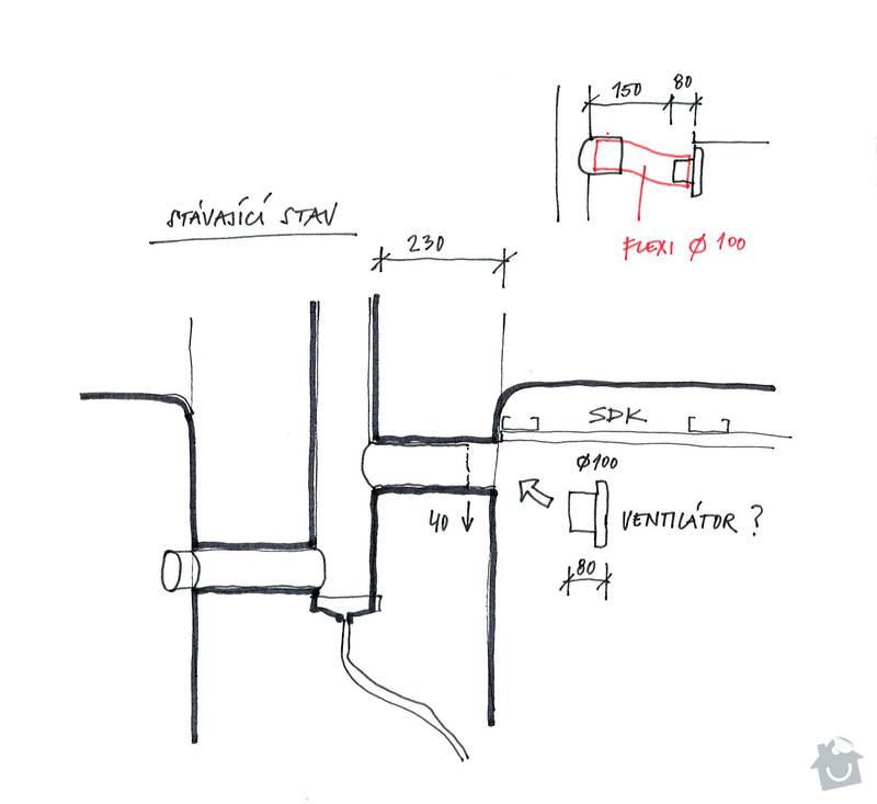 Zapojení ventilátoru v koupelně: 20121212_skica