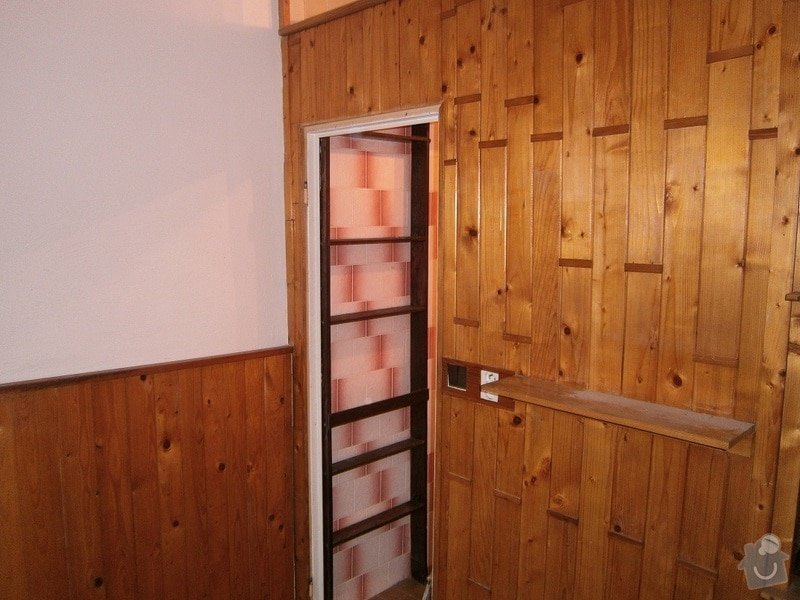 Rekonstrukce bytového jádra, kuchyně, předsíně, obývacího pokoje v panelovém domě (3+1): 1