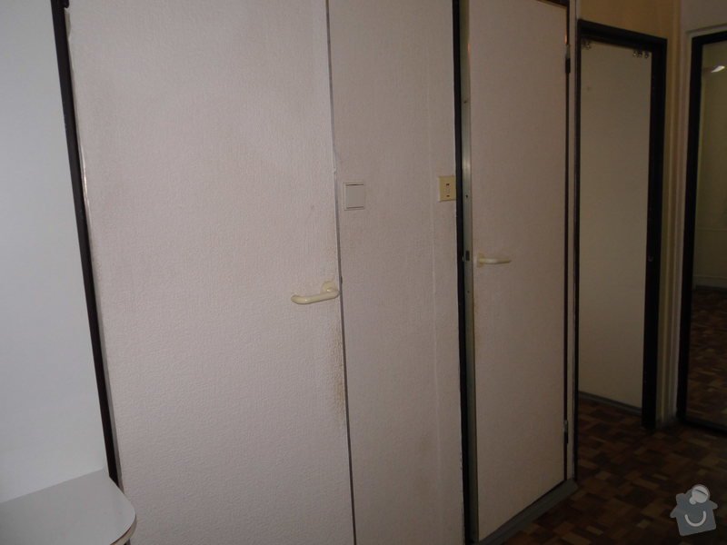 Předělání koupelny a WC z jádra v panelovém bytě: Chodba2