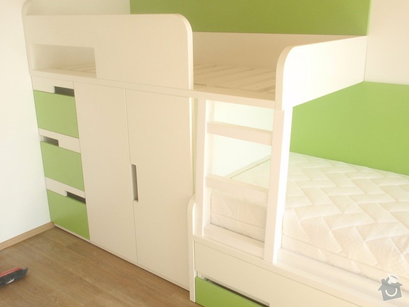Drobné stavební úpravy + výroba postelí do dětského pokoje: DUBEN2013_142