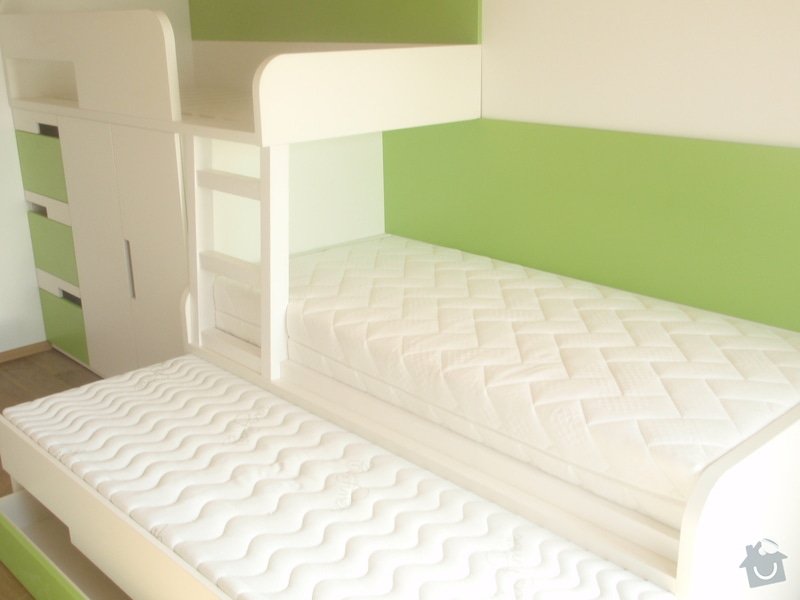 Drobné stavební úpravy + výroba postelí do dětského pokoje: DUBEN2013_150