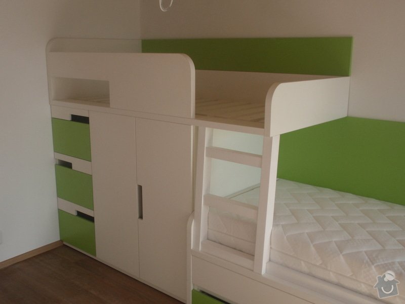 Drobné stavební úpravy + výroba postelí do dětského pokoje: DUBEN2013_160