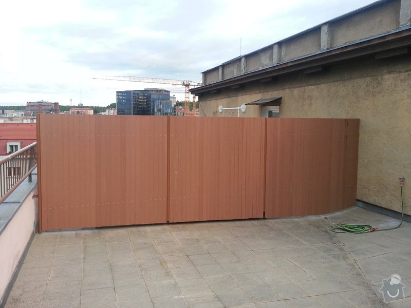 Demontáž a montáž plotu na terase: 20130512_200905