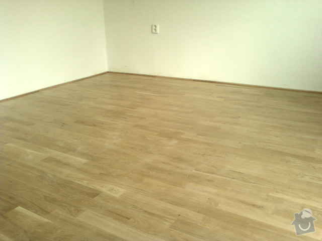 Pokládka dřevěné podlahy - DUB - 3 místnosti: Fotografie0125