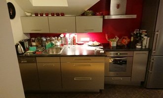 Oprava odpadu v kuchyni - stav před realizací