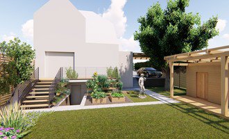 Architektonické zpracování zahrady + návrh výsadby