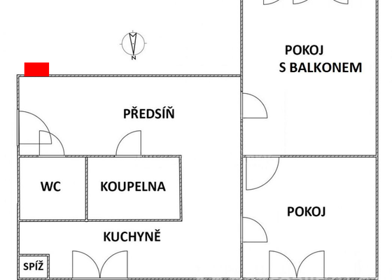 Výměna rozvodů elektřiny v bytě 2+1 (53 m2)