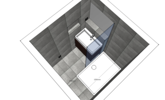 Obložení koupelny (podlaha+zdi) - stav před realizací