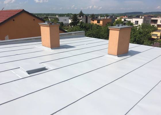 Natřít plechovou střechu cca 10x10 m