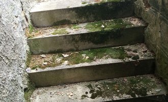 Oprava schodů - stav před realizací
