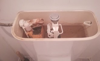 Oprava wc - stav před realizací