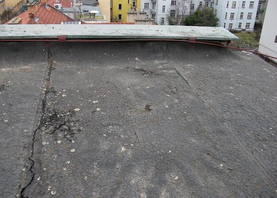 Hydrizolace ploché střechy Brno Jiráskova