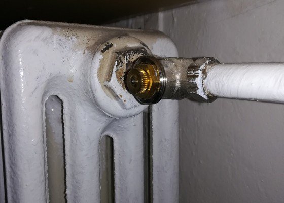 Výměna/oprava ventilu radiátoru zmražením