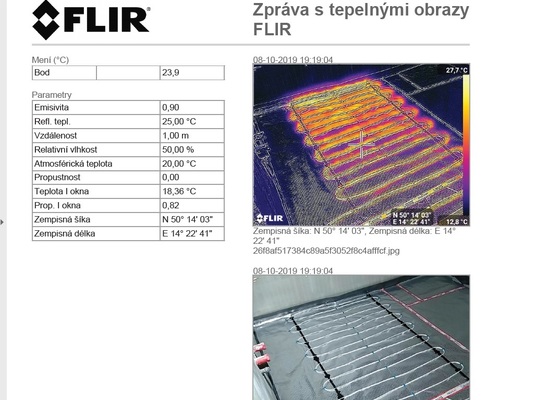 Elektroinstalace a podlahové topení RD Postřižín