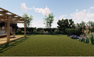 Architektonické zpracování zahrady + návrh výsadby