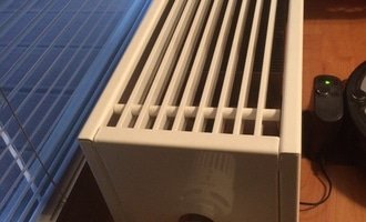Oprava radiátoru - výměna termostatického ventilu - stav před realizací