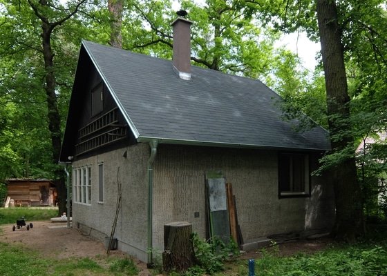 Oprava střechy na chatě v Káraném u St.Boleslavi