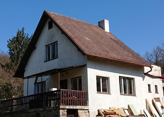Rekonstrukce střechy, chata