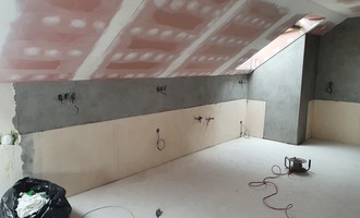Realizace betonové stěrky v kuchyni