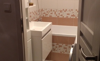 Rekonstrukce koupelny a wc  a wc