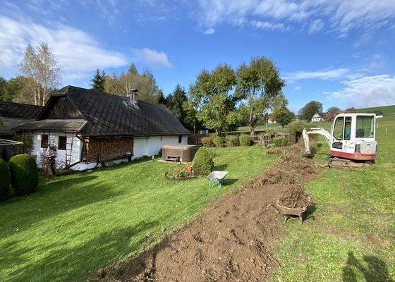 Údržba zahrad - Obnova živého plotu na chalupě