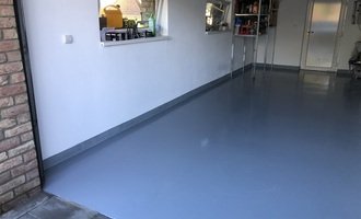 Epoxidový nátěr - podlaha garáže