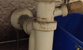 Výměna sifonů a ventilů vody - stav před realizací