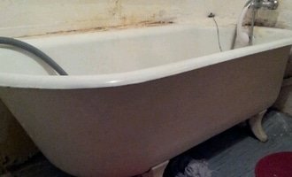 Instalaterske prace koupelna  - stav před realizací