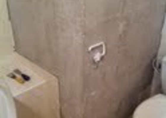 Obklady v koupelně, instalace el. odsavače par v koupelně