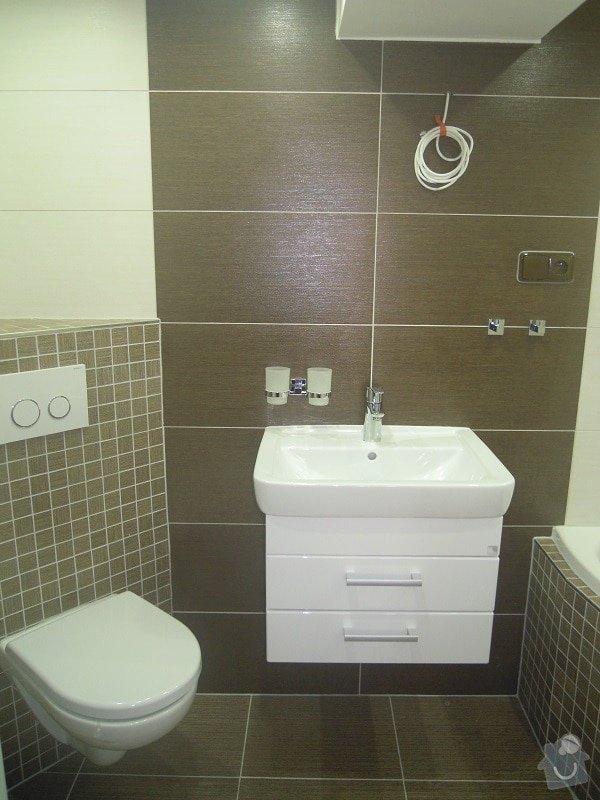 Kompletní rekonstrukce koupelny a toalety: 182-04