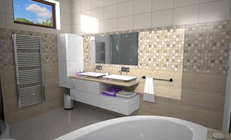 Návrh rekonstrukce koupelny
