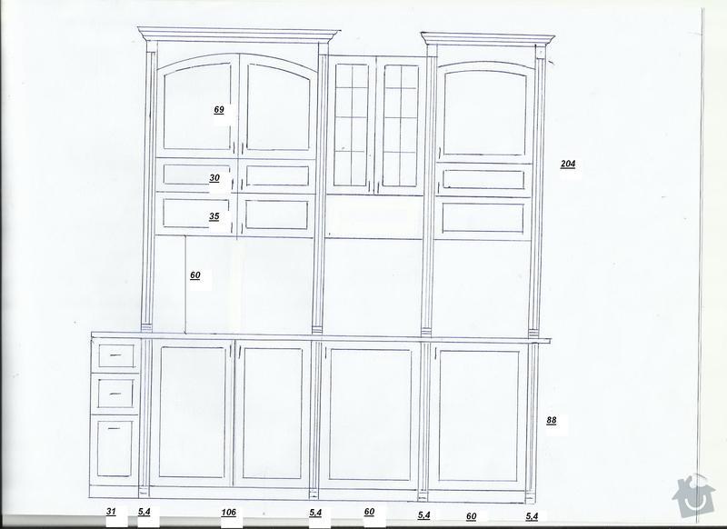 Kuchyňská linka na míru: nakres_oblozeni3_s_rozmery