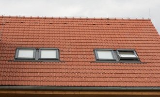 Montáž anténního stožáru na střechu - stav před realizací