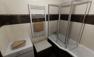 Rekonstrukce koupelny a WC (6 let starý byt) - stav před realizací