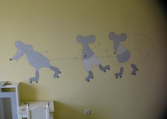 Nástěnná malba do dětského pokoje
