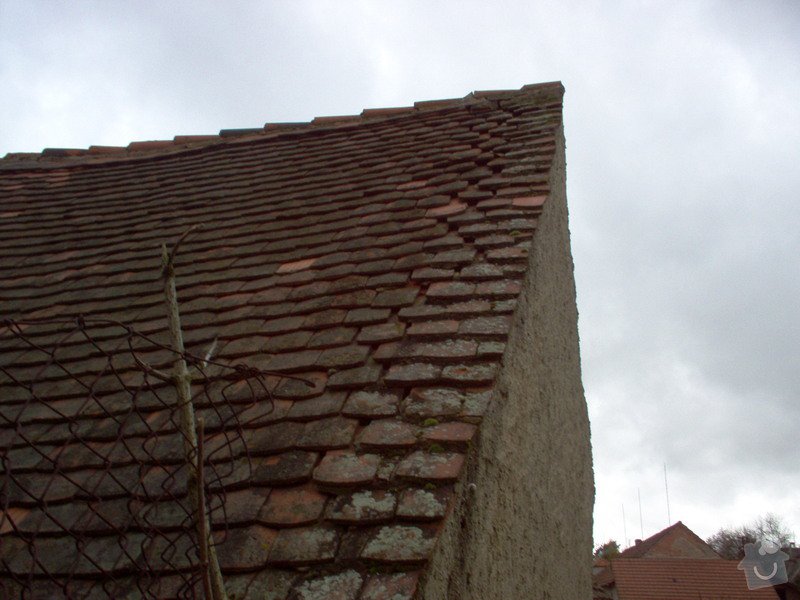 Prohlídka a oprava střechy stodoly: Strecha_St1
