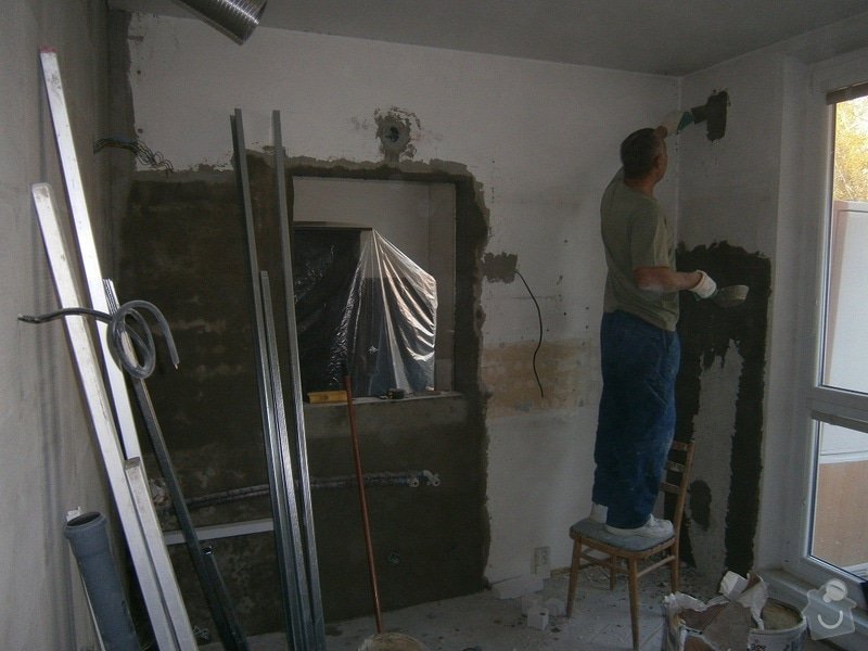 Rekonstrukce bytového jádra, stavební úpravy kuchyně a chodby: 8