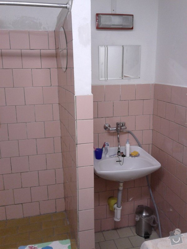 Rekonstrukce koupelny: 20140109_163734