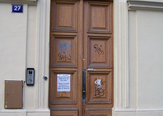 Repase vchodových dřevěných dveří